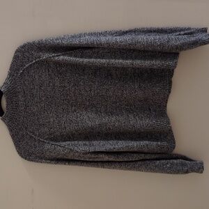 Collaboration Cashmere Mock Neck Sweater in dark gray melange Size Medium